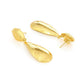 Golden Drop Earrings - Ruby Raang | Swadesiicart