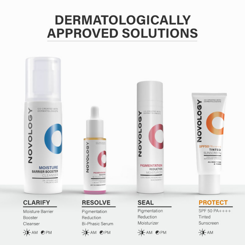Novology SPF 50 PA++++ Tinted Sunscreen - Swadesiicart