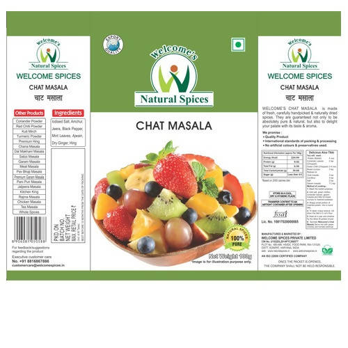 Welcome’s Natural Spices Chat Masala - Swadesiicart