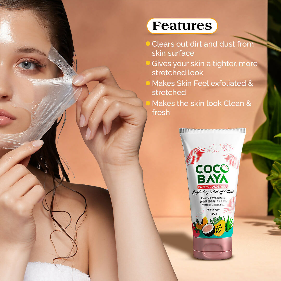 Cocobaya Papaya & Aloe Vera Mask - Swadesiicart