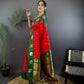 Joban Fashion Green Butti Banarasi Silk Sarees | Swadesiicart