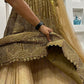 Jyoti Fashion Women's Beige Kasturi Silk Georgette Sequins with Dori Embroidered Designer Lehenga Choli Set | Swadesiicart