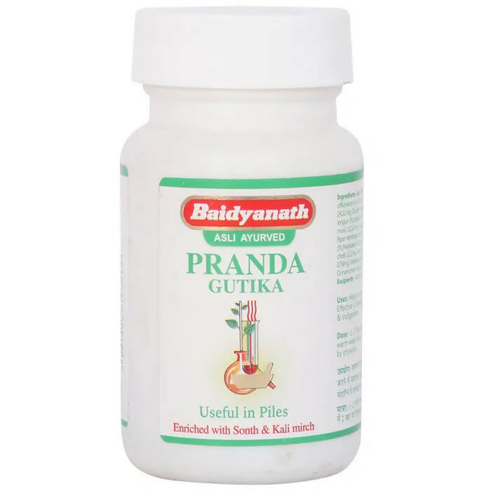 Baidyanath Jhansi Pranda Gutika Tablets - Ayurvedant Pvt. Ltd.