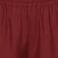 Aniyah Rayon Maroon Color Block Print Flared Slip-On Palazzo (AN-213K)