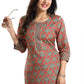 Snehal Creations Pleasant Pista Green Rayon Short Kurti Tunic Top - Snehal Creation Inc