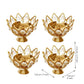 eCraftIndia Lotus Shape Crystal Diya | Swadesiicart