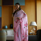 Vamsee Laxmi Pink Georgette Saree - Swadesiicart