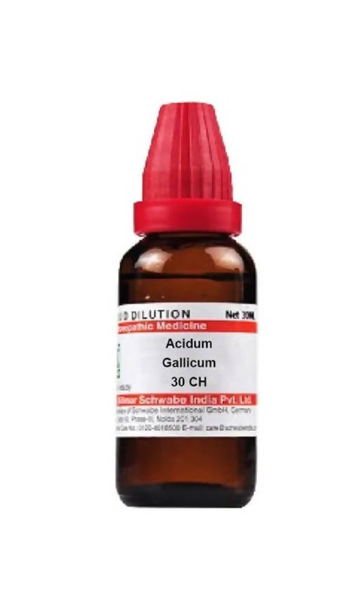 Dr. Willmar Schwabe India Acidum Gallicum Dilution | Swadesiicart