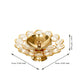 eCraftIndia Gold-Toned 2 Pieces Bowl Shape Diyas | Swadesiicart