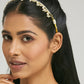 Nuyug 22K Gold-Plated Kundan & Pearl Studded Matha Patti Head Jewellery | Swadesiicart