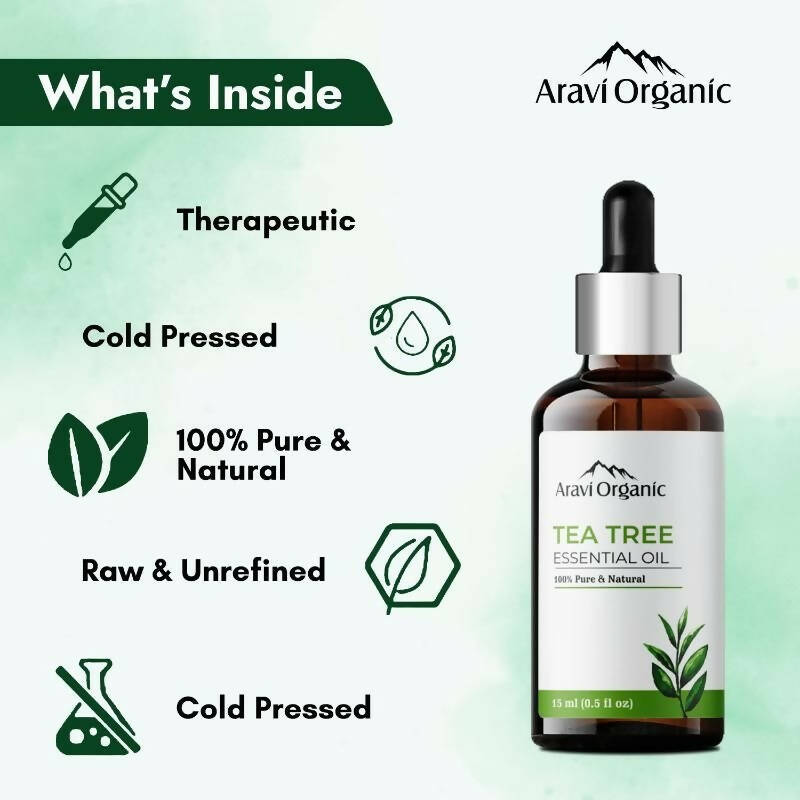 Aravi Organic Tea Tree Essential Oil | Swadesiicart