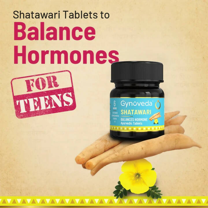 Gynoveda Shatawari Ayurvedic Tablets | Swadesiicart
