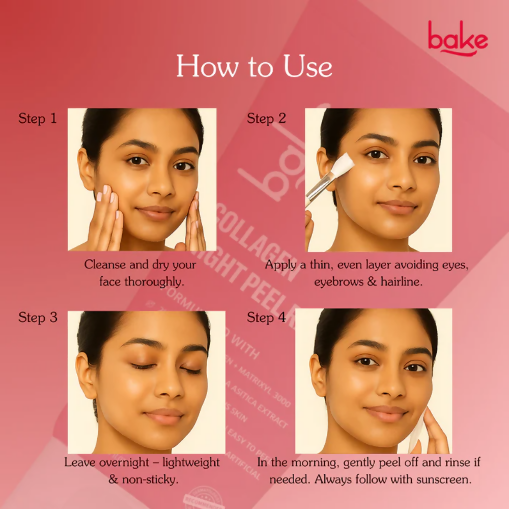 Bake Collagen Peel Off Mask | Swadesiicart