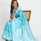 Shree Shyam Fashion Linen Cotton Grey Saree