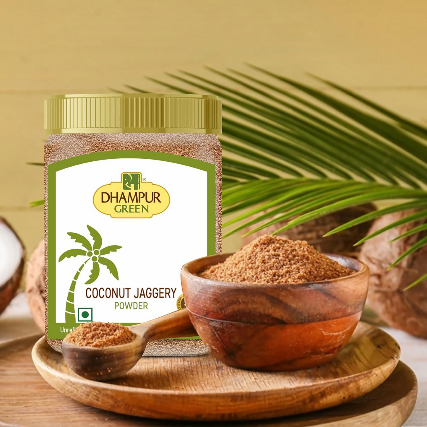 Dhampur Green Coconut Jaggery Powder - Swadesiicart