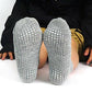 AHC Baby Socks Anti Slip Anti Skid Boys Girls Ankle Length Soft Cotton Socks with Grip