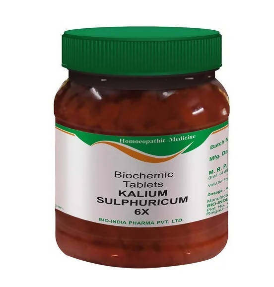 Bio India Homeopathy Kalium Sulphuricum Biochemic Tablets | Swadesiicart