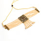 Mominos Fashion Johar Kamal Off White Color Kundan & Pearls Necklace Set - Swadesiicart