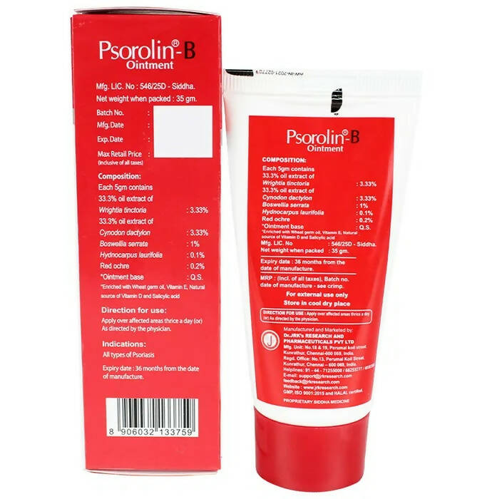 Dr. Jrk's Psorolin-B Ointment - Swadesiicart