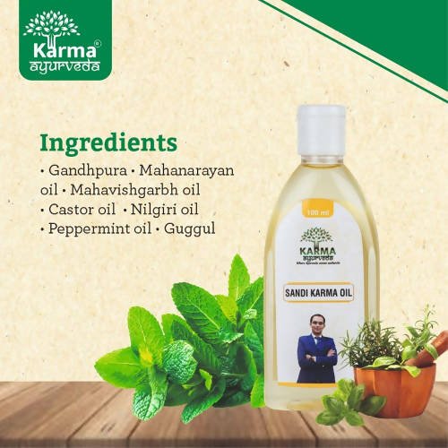 Ayukarma Ayurveda Sandi Joint Pain Karma Oil | Swadesiicart
