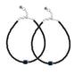 VOJ Women Black Color stainless steel Anklet - Swadesiicart