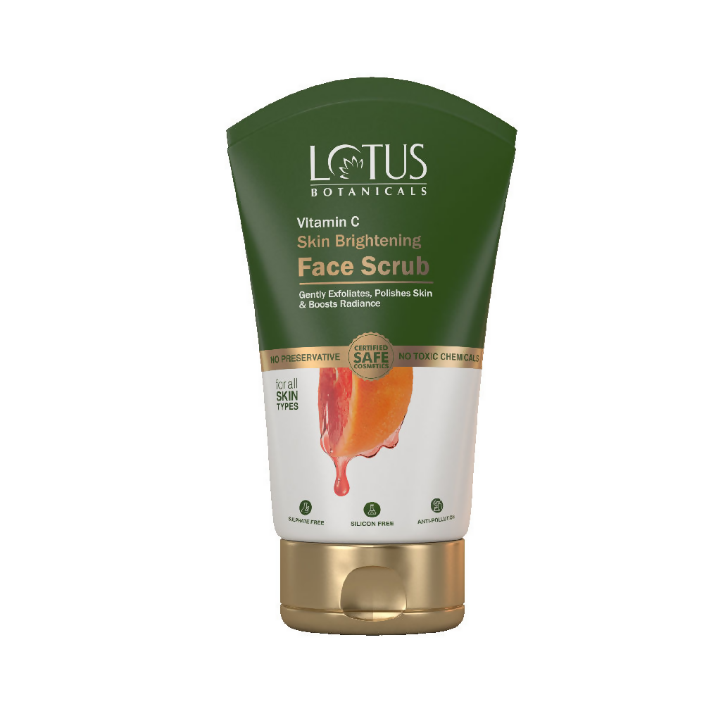 Lotus Botanicals Vitamin C Skin Brightening Face Scrub | Swadesiicart