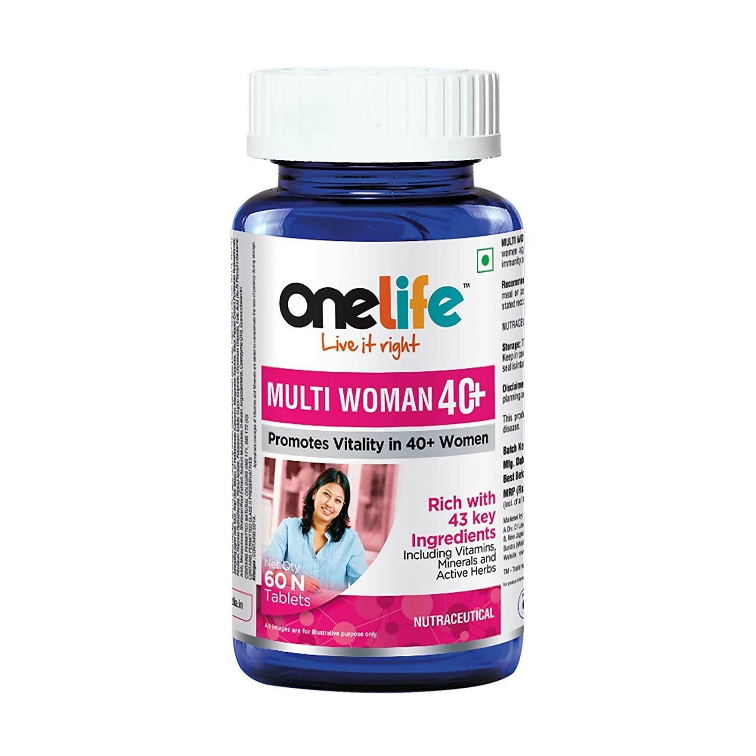 Onelife Multi Woman Multivitamin For 40+ Women Tablets | Swadesiicart