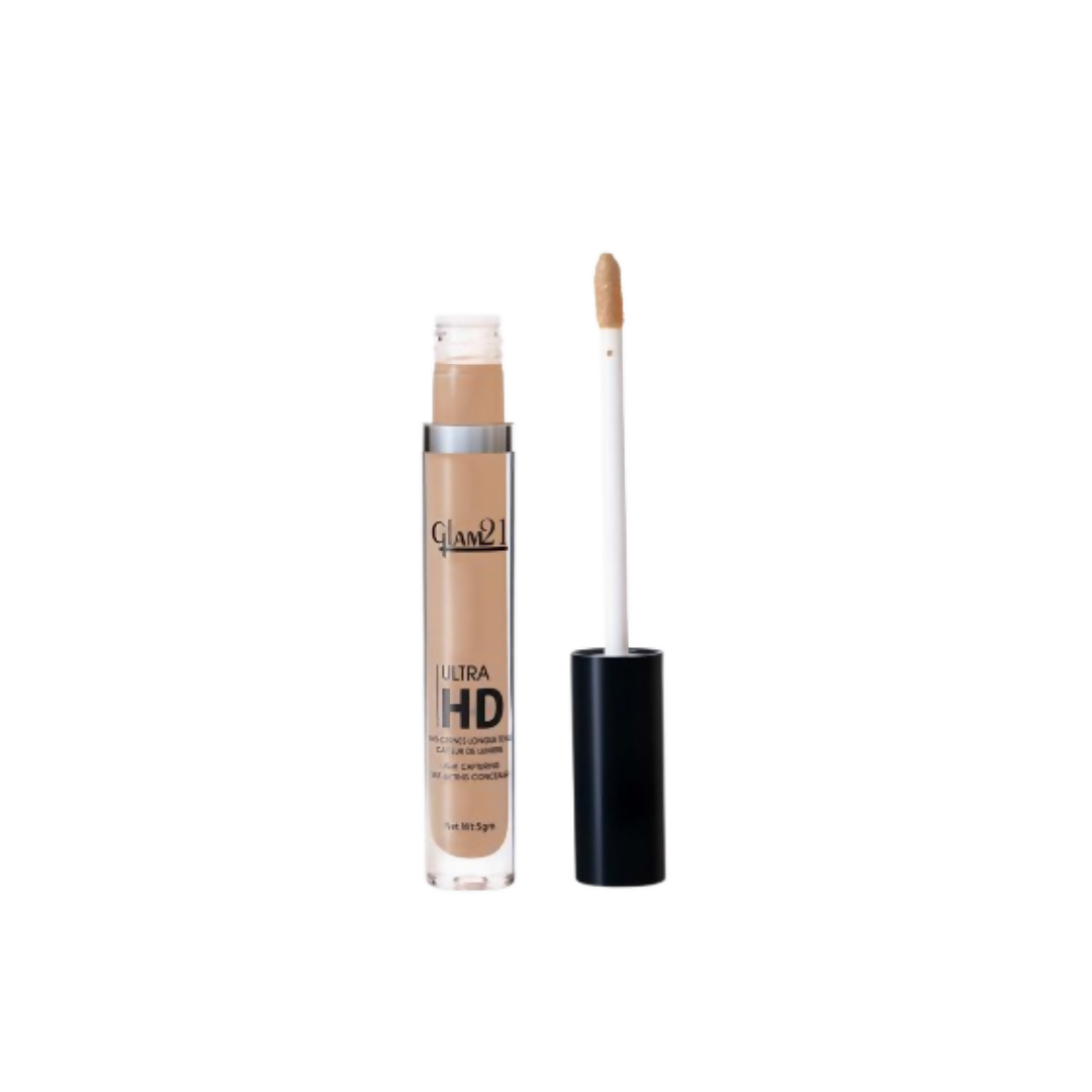 Glam21 Ultra HD Liquid Concealer for HD Finish - Sand - Swadesiicart