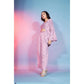 Pink Georgette Sequence With Thread Designer Co-Ord Set - Flory - Swadesiicart