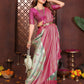 Aastha Fashion Sea Green Tissue Silk Weaving Saree
