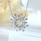 Cauer Moissanite Round Pendant Necklace in 925 Sterling Silver, White Gold Plated | Swadesiicart