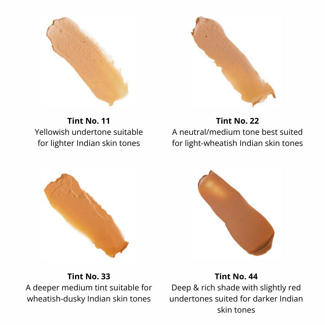 Sandiva One & Done Tinted Sunscreen With Zinc Oxide, SPF 35 PA++++, No White Cast - Tint 11 - Swadesiicart