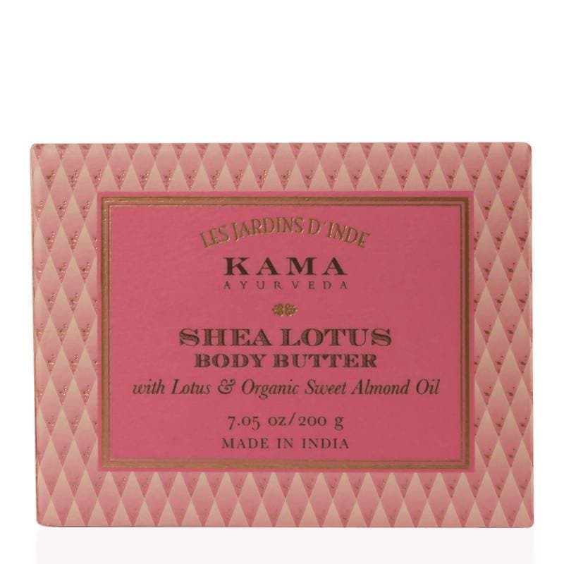 Kama Ayurveda Shea Lotus Body Butter 200gm - Swadesiicart