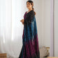 Black Georgette Designer Sequence Embroidery Work Saree - Radhe