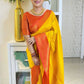 DEIANA'S Beautiful Designer Golden zari Soft Lichi Silk Saree - Yellow - Swadesiicart
