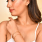 VOJ Stainless Steel Gold-Polished Bangle Set (Pack of 2) - VOJ (Valley Of Jewellery)