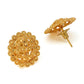 Ruby Raang Golden Necklace with Studs | Swadesiicart