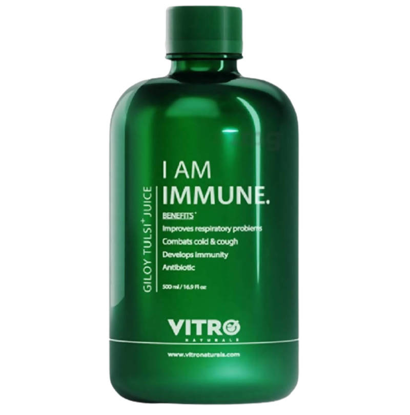 Vitro Naturals I Am Immune - Giloy Tulsi+Juice | Swadesiicart