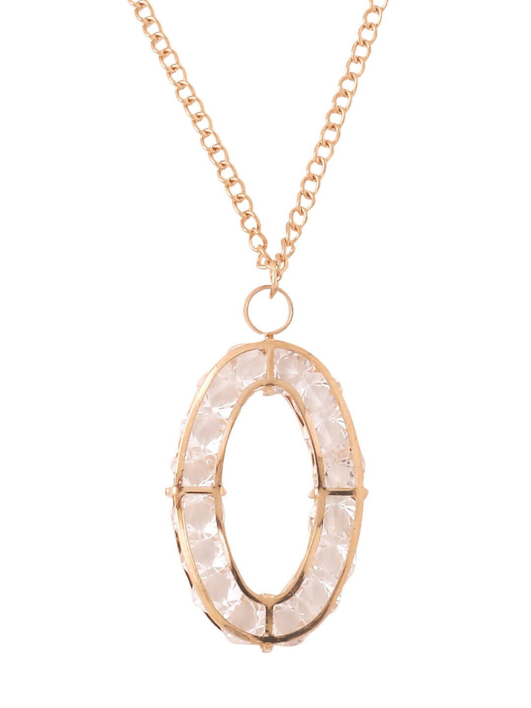 NVR Women Gold-Polished Oxidised Bohemian Necklace | Swadesiicart