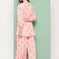 Ahalyaa Women's Traditional Wear Co-ods - Pink