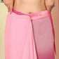 Pink Georgette Pedding Color Printed Ready To Wear Saree - Aalaya | Swadesiicart