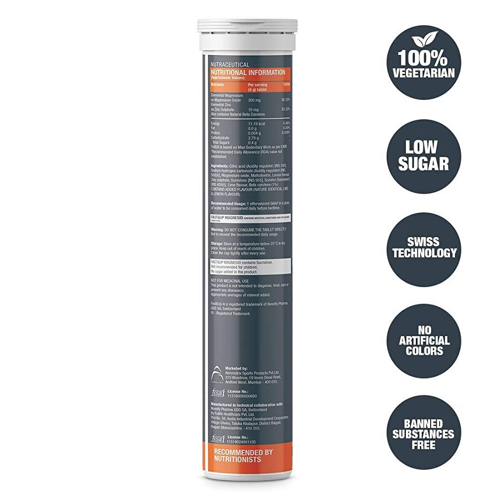 Fast&Up Magnesio Effervescent Tablets - Swadesiicart