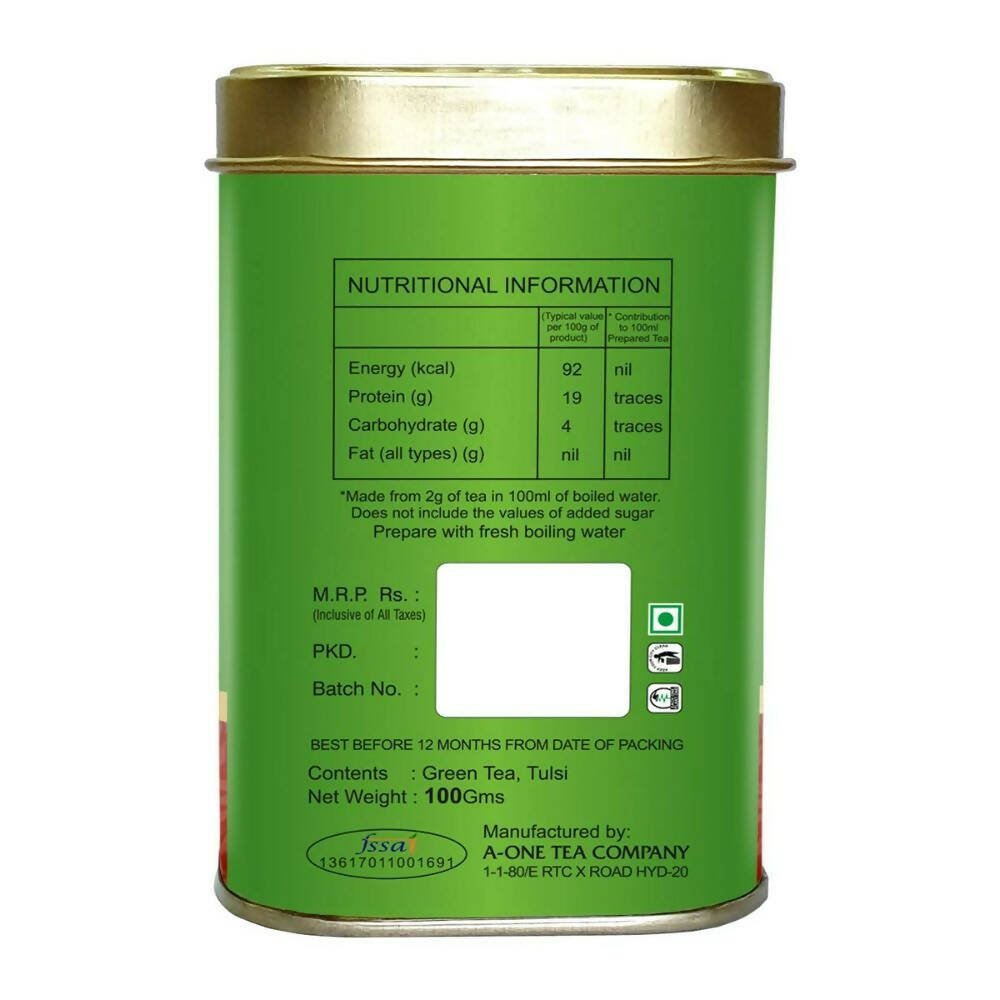 A-One Classic Premium Tulsi Green Tea - Swadesiicart