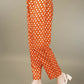 Jyoti Fashion Women's Orange Rayon Embroidery & Sequence work Kurta with Trouser & Dupatta | Swadesiicart