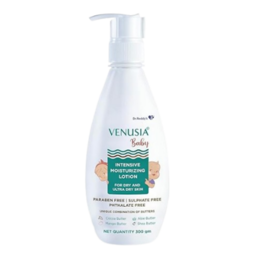 Dr. Reddy's Venusia Baby Intensive Moisturizing Lotion | For Dry & Ultra Dry Skin | Paraben, Sulphate & Phthalate-Free - Swadesiicart