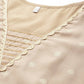 Ahalyaa Women's Traditional wear Kurta Set - Tan | Swadesiicart
