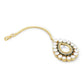 Tear Drop Kundan Maang Tikka- Ruby Raang | Swadesiicart