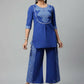 Ahalyaa Womens Royal Blue Pure Cotton Printed Kurtas | Swadesiicart