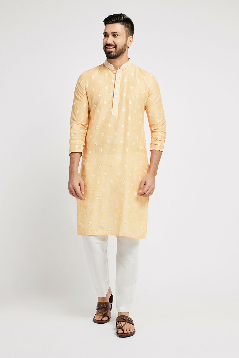 Ethnic India White solid Pant for Men | Swadesiicart