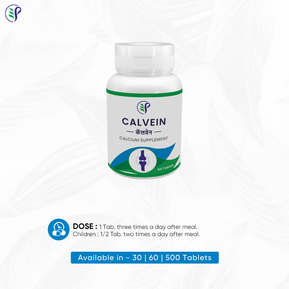 Pathak Ayurvedic Pharmacy Calvein Tablets - Swadesiicart